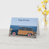 Carte d'anniversaire de Woodie (Fleur jaune)