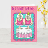 Carte d'anniversaire de YIPEE YAHOO (Fleur jaune)