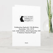 Carte d'anniversaire de Zaphod 5 (Dos)