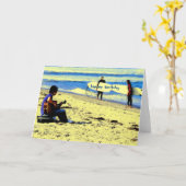 carte d'anniversaire de zimzala (Fleur jaune)