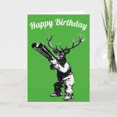 Carte d'anniversaire Deer Hunter (Devant)