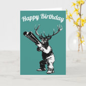 Carte d'anniversaire Deer Hunter (Fleur jaune)