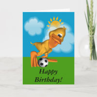 Carte d'anniversaire d'Eggbert The Duck