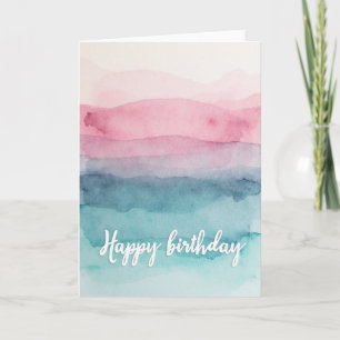 Carte d'anniversaire dégradée