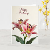 Carte d'anniversaire Delicate Bloom (Fleur jaune)