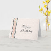 Carte d'anniversaire d'entreprise (Fleur jaune)