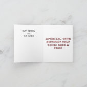 Carte d'anniversaire déplaisante Clown de cirque (Intérieur)