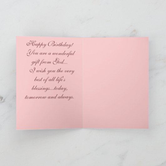 Carte d'anniversaire d'épouse (Intérieur)