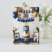 carte d'anniversaire des 30 ans de mon fils (Debout devant)