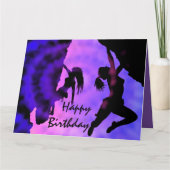 Carte d'anniversaire des alpinistes (Devant)