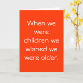 Carte d'anniversaire des amis (Fleur jaune)