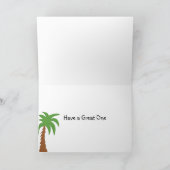 Carte d'anniversaire des animaux de la jungle (Intérieur)