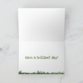 Carte d'anniversaire des animaux Safari (Intérieur)