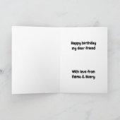 Carte d'anniversaire des ballons (Intérieur)