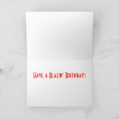 Carte d'anniversaire des bougies (Intérieur)