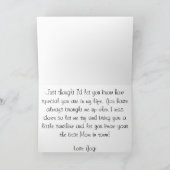 Carte d'anniversaire des colibris (Intérieur)