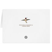 Carte d'anniversaire des colibris (Dos Horizontal)