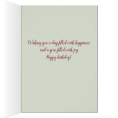 Carte d'anniversaire des colibris d'Anna (Intérieur (Droit))