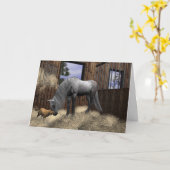 Carte d'anniversaire des compagnons tranquilles (Fleur jaune)