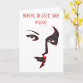 Carte d'anniversaire des Enfants de la Nuit (Fleur jaune)