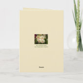 Carte d'anniversaire des fleurs d'orchidées pour t (Dos)