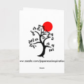 Carte d'anniversaire des fleurs rouges (Dos)