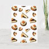 Carte d'anniversaire des gâteaux sucrés (Dos)