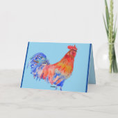 Carte d'anniversaire des hommes de peinture à l'aq (Dos)