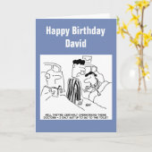 Carte d'anniversaire des médecins surchargés (Fleur jaune)