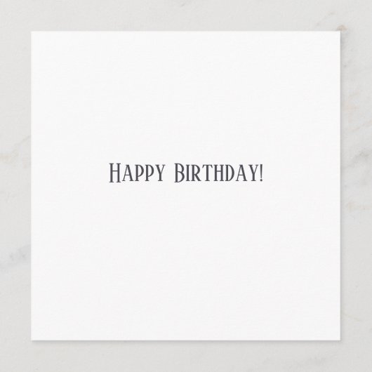 Carte d'anniversaire des monstres amusants (Dos)