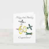 Carte d'anniversaire des Mustangs 60 ans (Devant)