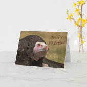 Carte d'anniversaire des oiseaux moches (Fleur jaune)