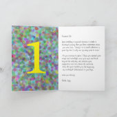 Carte d'anniversaire des points arc-en-ciel (Intérieur)