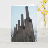 Carte d'anniversaire des silos de missiles de l'us (Fleur jaune)