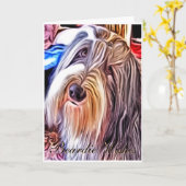 Carte d'anniversaire des Voeux d'ours (Fleur jaune)