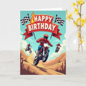 Carte d'anniversaire Desert Jump (Fleur jaune)