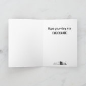 Carte d'anniversaire Design Échecs (Intérieur)