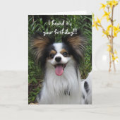 Carte d'anniversaire désordonnée de baisers de (Fleur jaune)