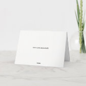 Carte d'anniversaire détente Koala (Dos)