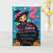 Carte d'anniversaire Deux Trop Mignons pour Effray (Fleur jaune)