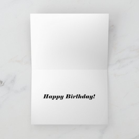 Carte d'anniversaire d'hélicoptère en mouvement (Intérieur)