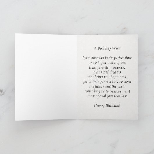 Carte d'anniversaire Diamond d'avril (Intérieur)