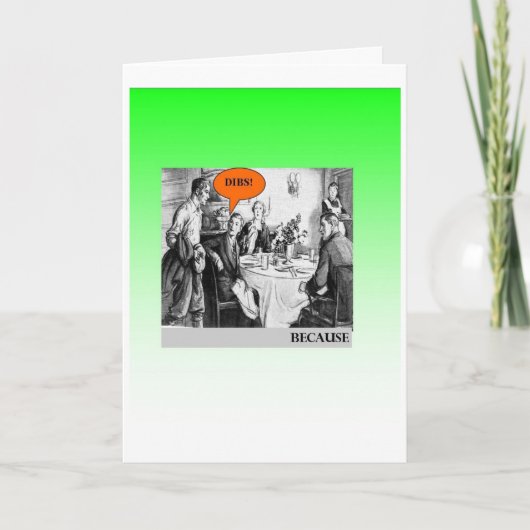 Carte d'anniversaire Dibs (Devant)