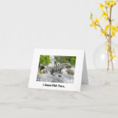 Carte d'anniversaire d'iguane (Fleur jaune)