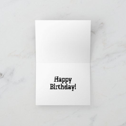 Carte d'anniversaire d'iguane (Intérieur)