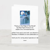 Carte d'anniversaire d'imaginaire de héron, de (Dos)