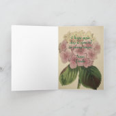 Carte d'anniversaire d'impression botanique (Intérieur)
