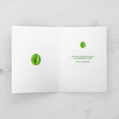 Carte d'anniversaire d'insecte d'allégement (Intérieur)