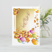 Carte d'anniversaire d'invitation de mariage (Debout devant)