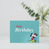 carte d'anniversaire Disney  (Debout devant)